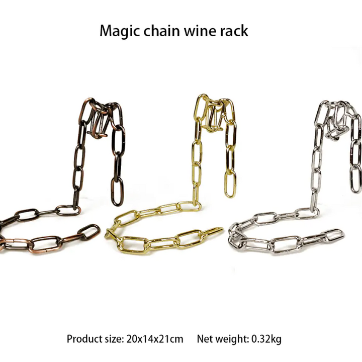 Magic Iron Chain Wine Holder