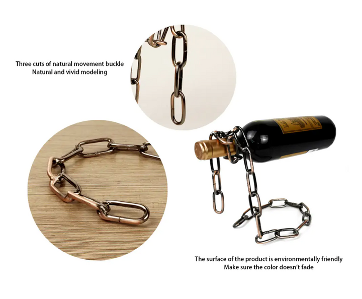Magic Iron Chain Wine Holder