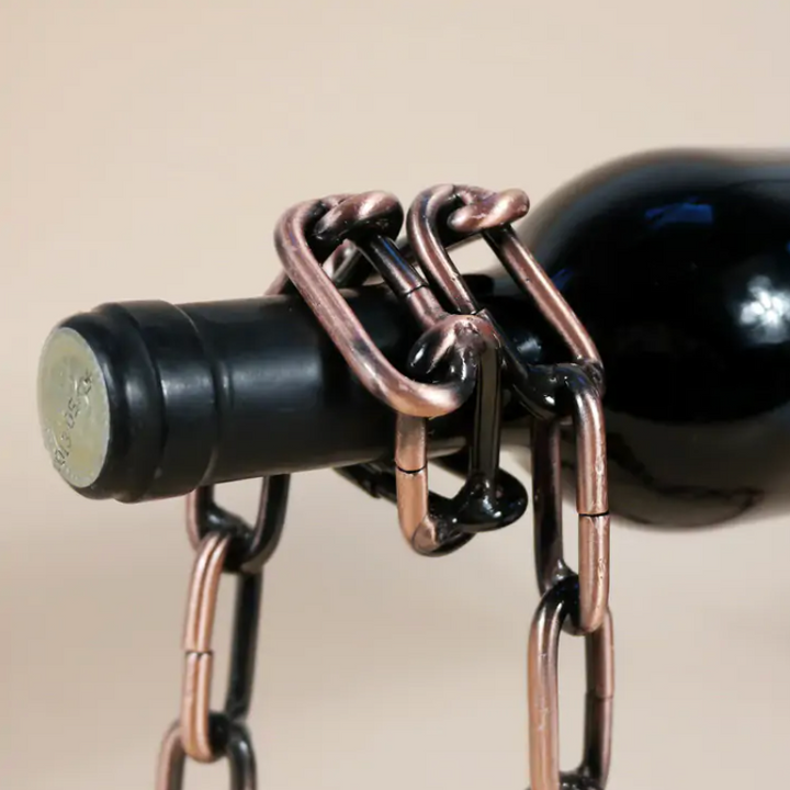 Magic Iron Chain Wine Holder