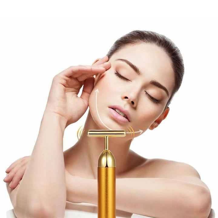 24K Facial Roller Massager